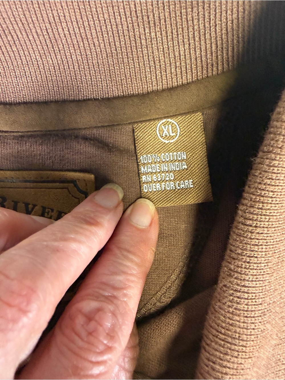 North River Outfitters XL Long Sleeve Quality  Polo Shirt - Brown - Picture 11 of 15